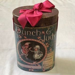 Punch and Judy Oval Gift Box